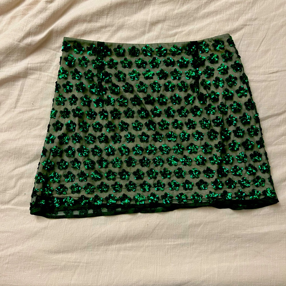 Sequin Mini Skirt